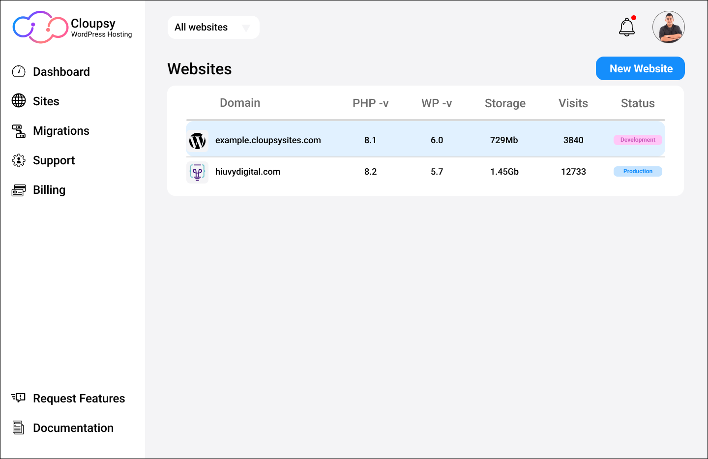 Cloupsy WordPress Hosting media 1
