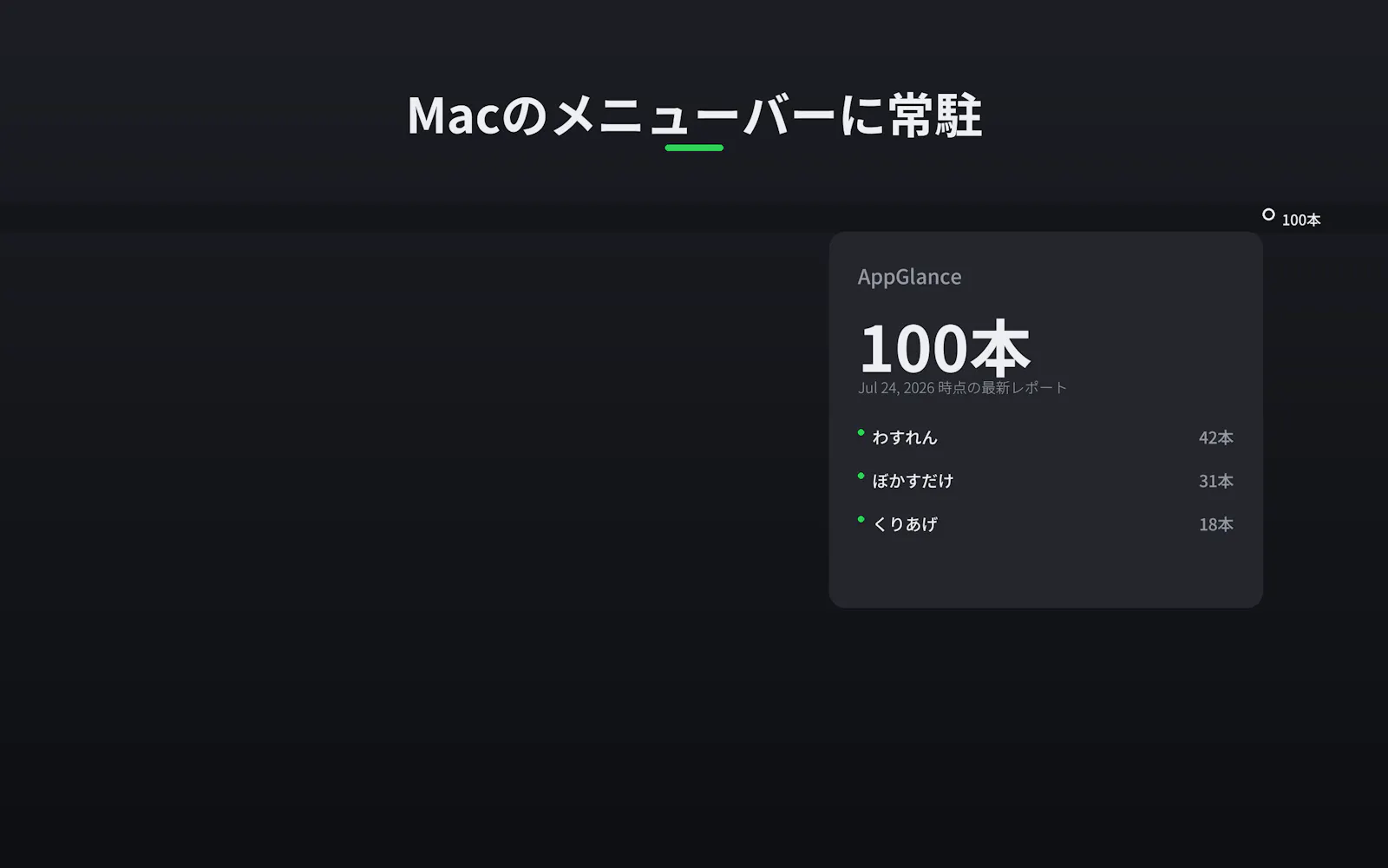 AppGlance screenshot 2