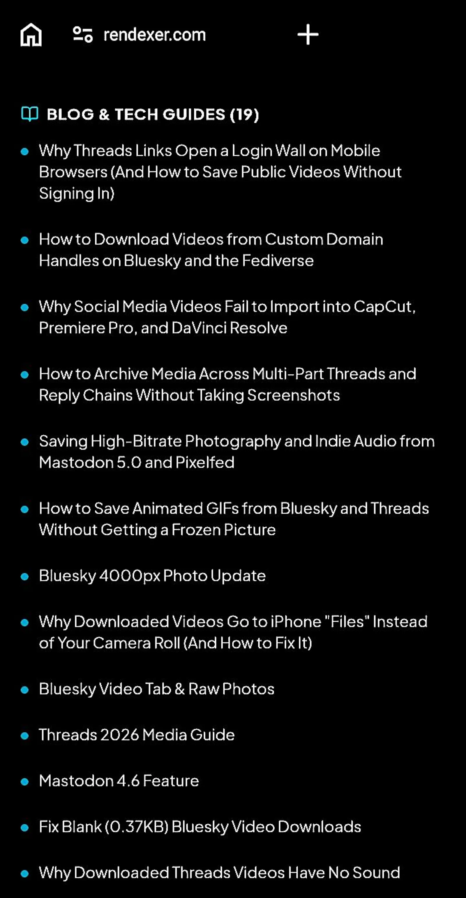Rendexer PRO screenshot 2
