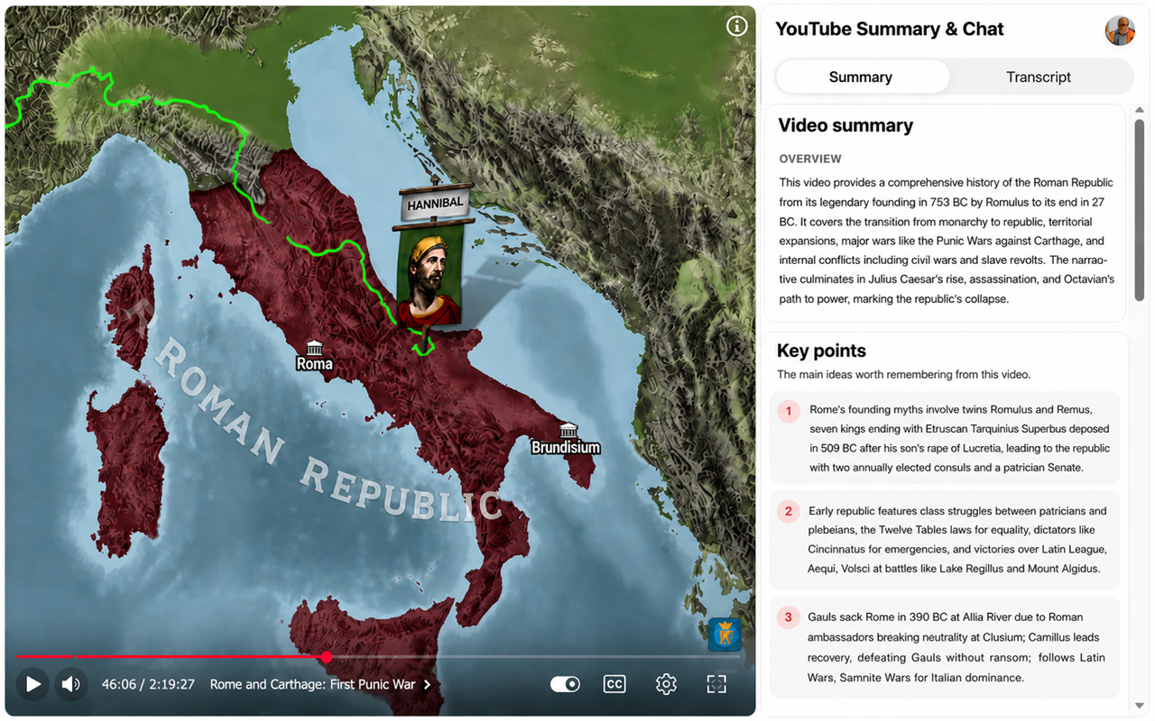 CyFrog: Youtube Summary & Chat gallery image