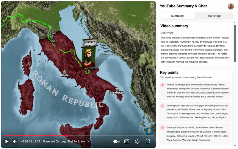 CyFrog: Youtube Summary & Chat screenshot 2