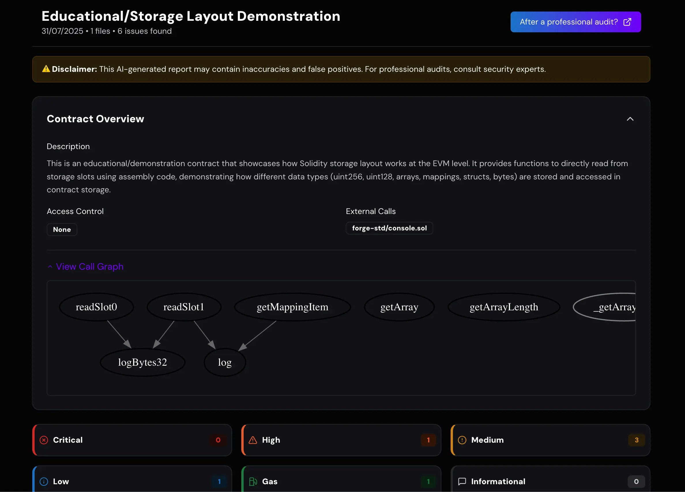 Lo strumento di audit AI di Hashlock - Il primo strumento di audit AI gratuito per contratti intelligenti media 4
