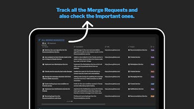 Merge Request Tracker gallery image