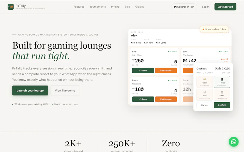PsTally screenshot 1