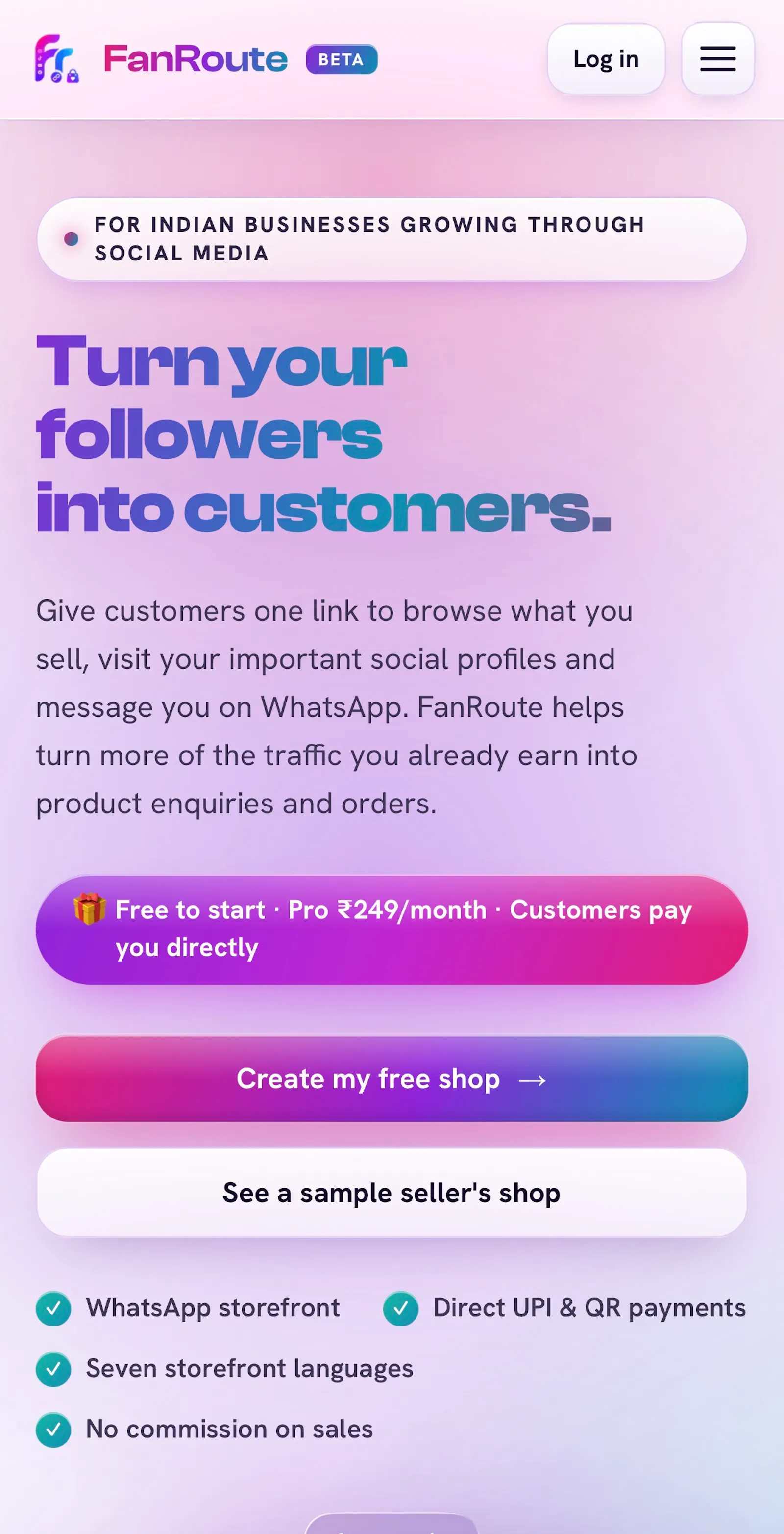 FanRoute screenshot 1