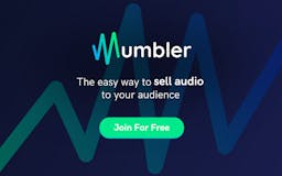 Mumbler - Sell audio media 1
