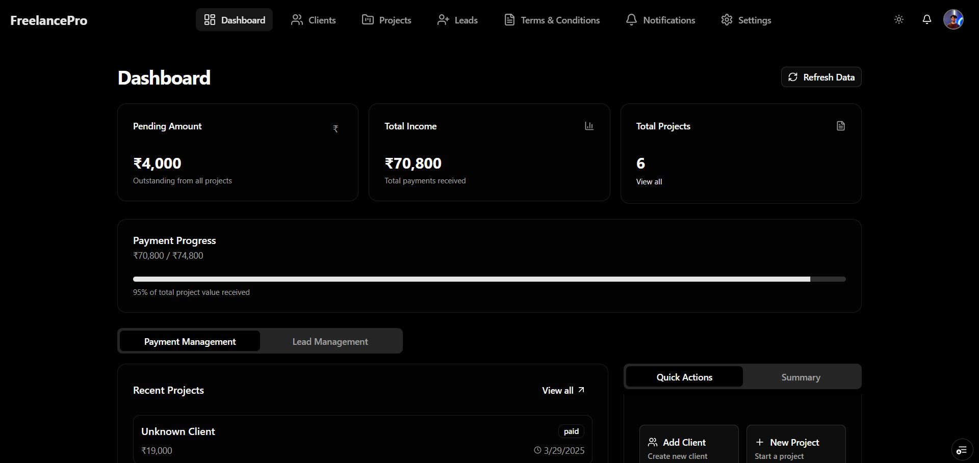 FreelancePro - Freelance Payment Tracker медиа 3