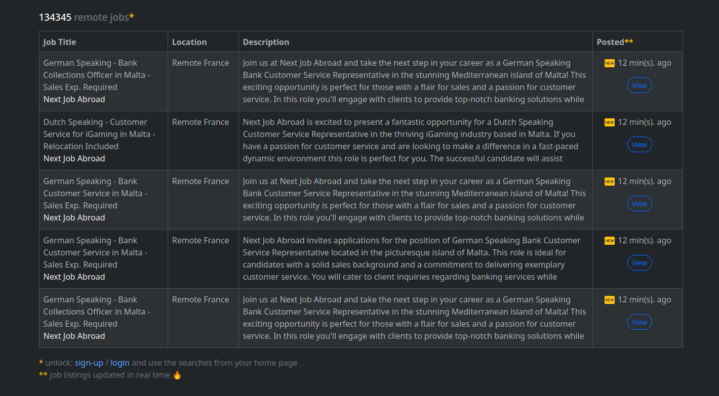workbeyond.io - job search engine gallery image