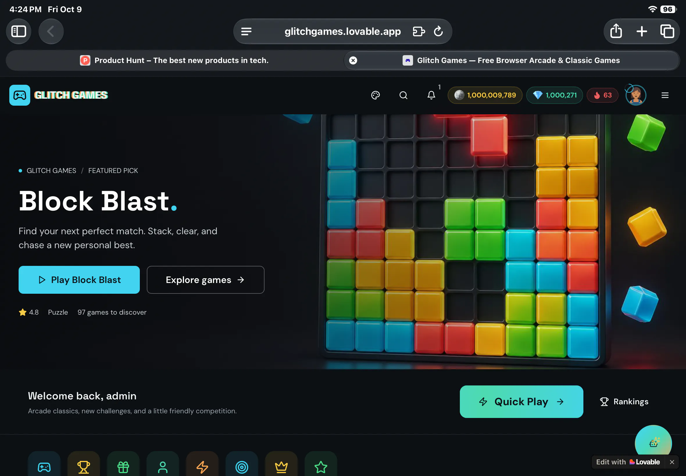 Glitch Games — Free Browser Games