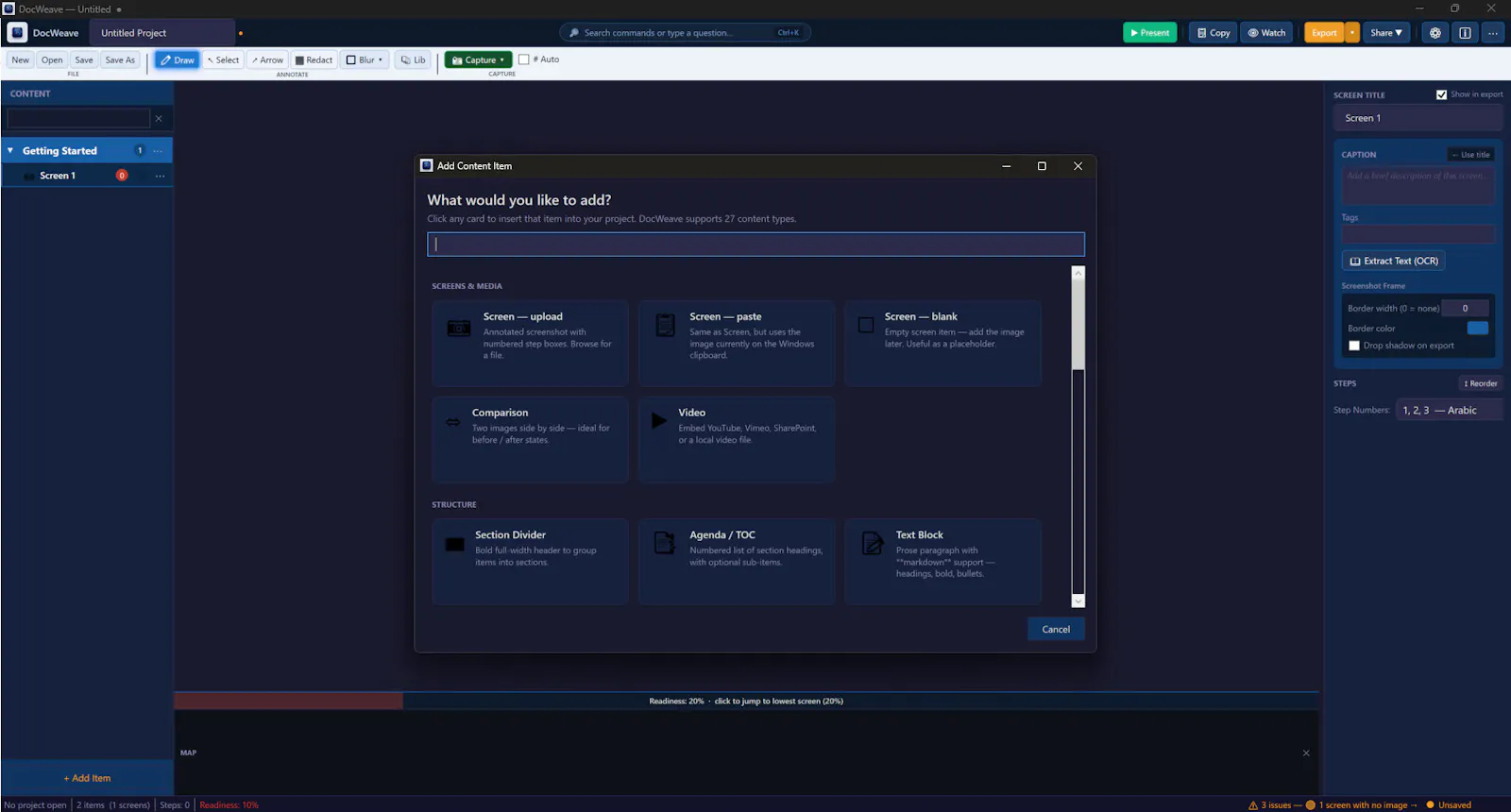 DocWeave screenshot 6