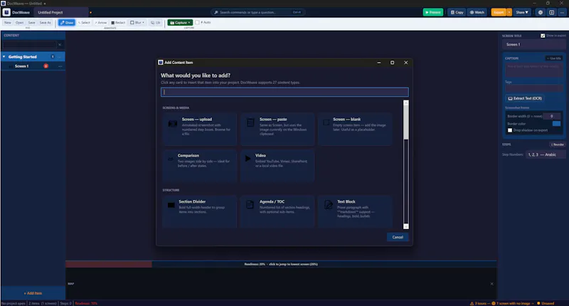 DocWeave screenshot 6