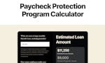 Paycheck Protection Program Calculator image