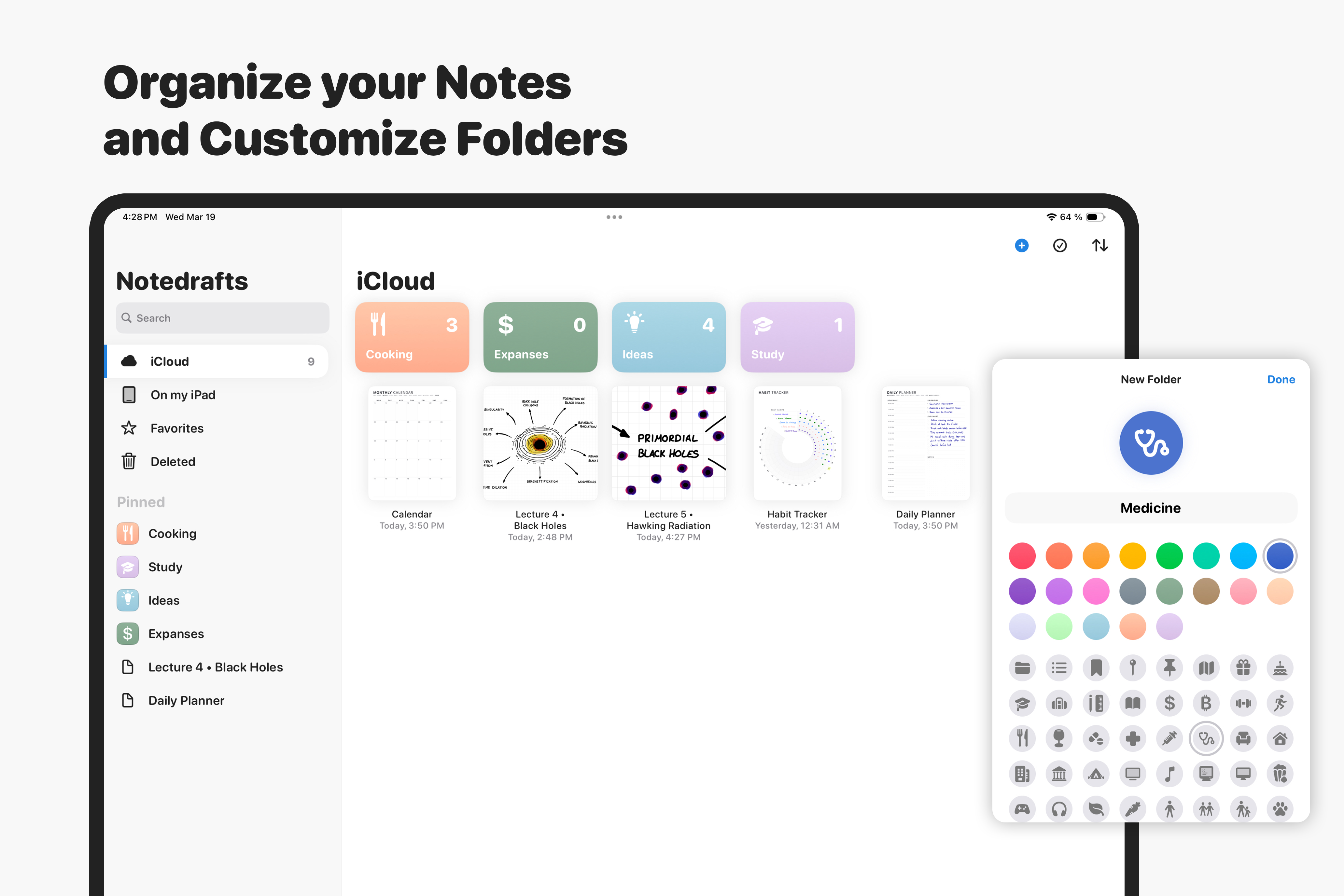 Mídia 2 de Notável artes - Aplicativo de anotação grátis para iPad e iPhone