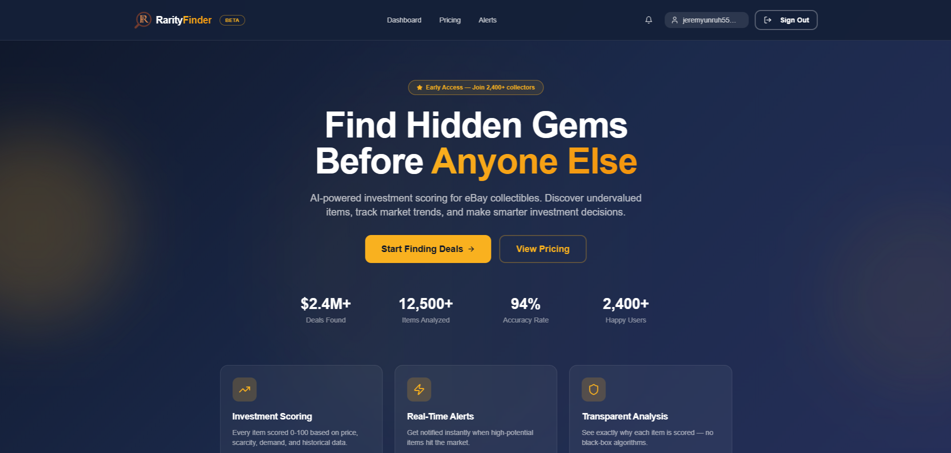 RarityFinder Beta gallery image