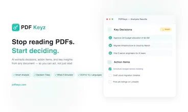 PDFKeyz — PDF to Action Items gallery image