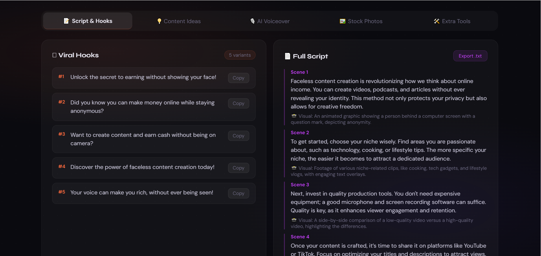 AI Content Studio gallery image