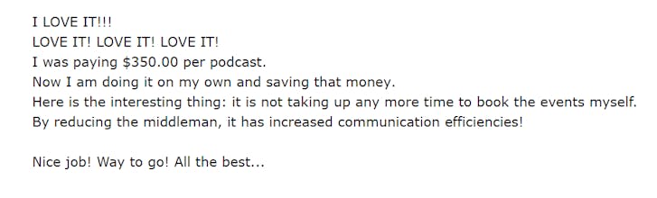 PodBooker gallery image