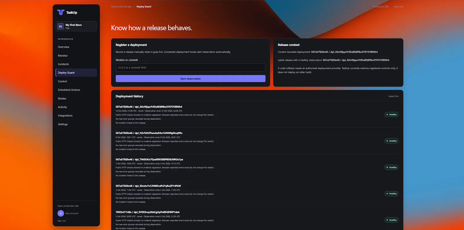 TaskUp screenshot 3