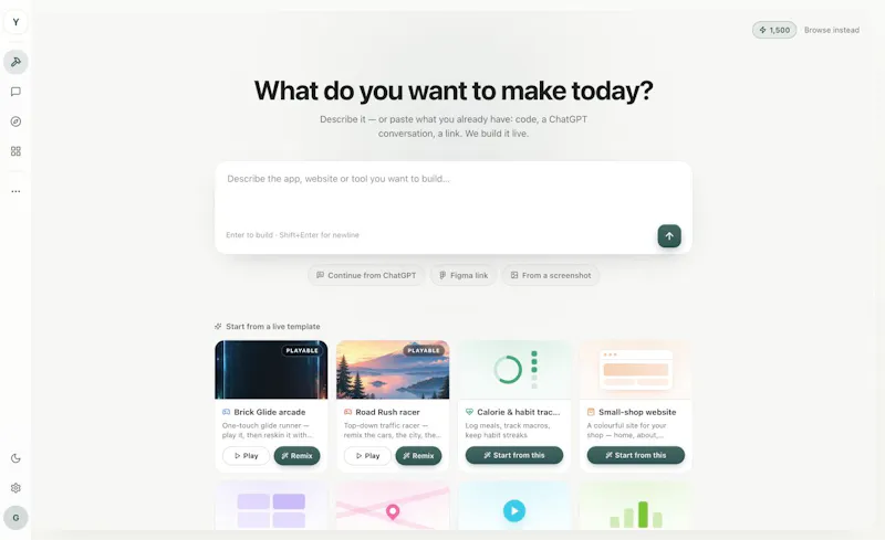 Y Build screenshot 3