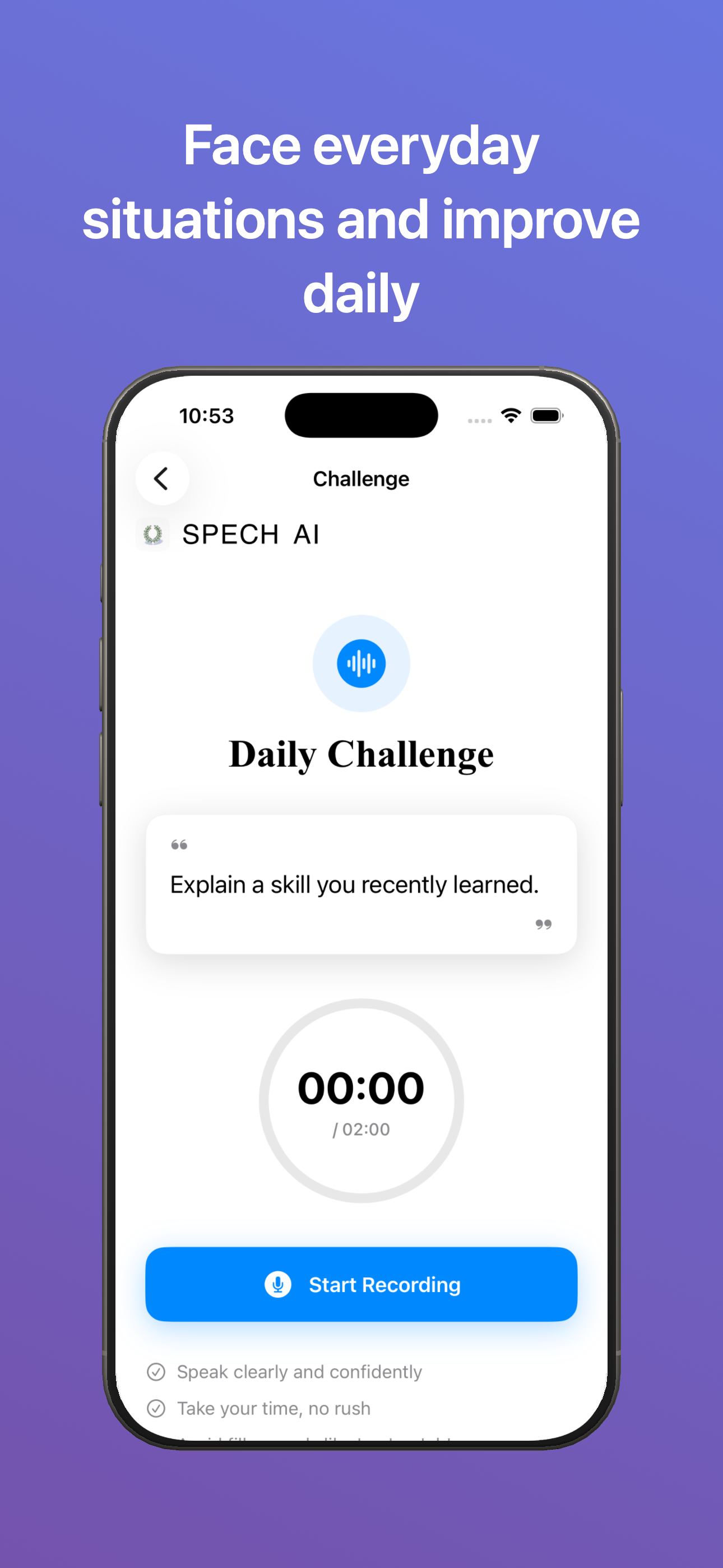 SpechAI: Public Speaking Coach  gallery image