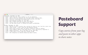 Logbook gallery image