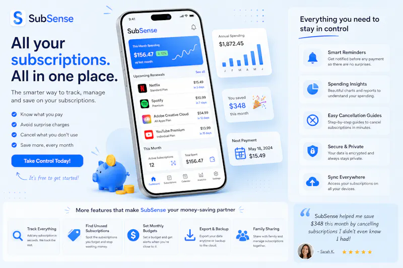 SubSense HQ screenshot 2
