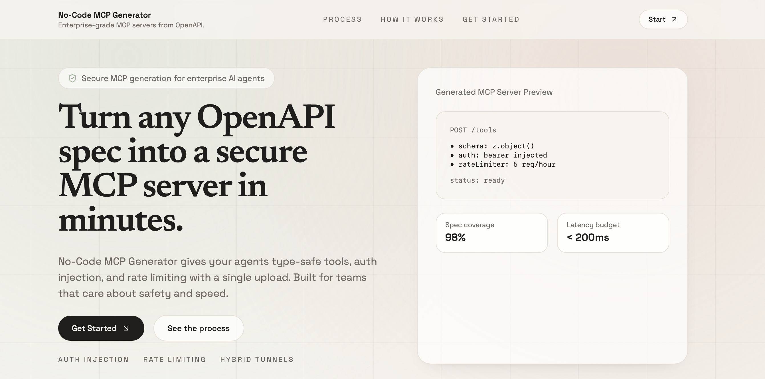 No-Code MCP Generator gallery image