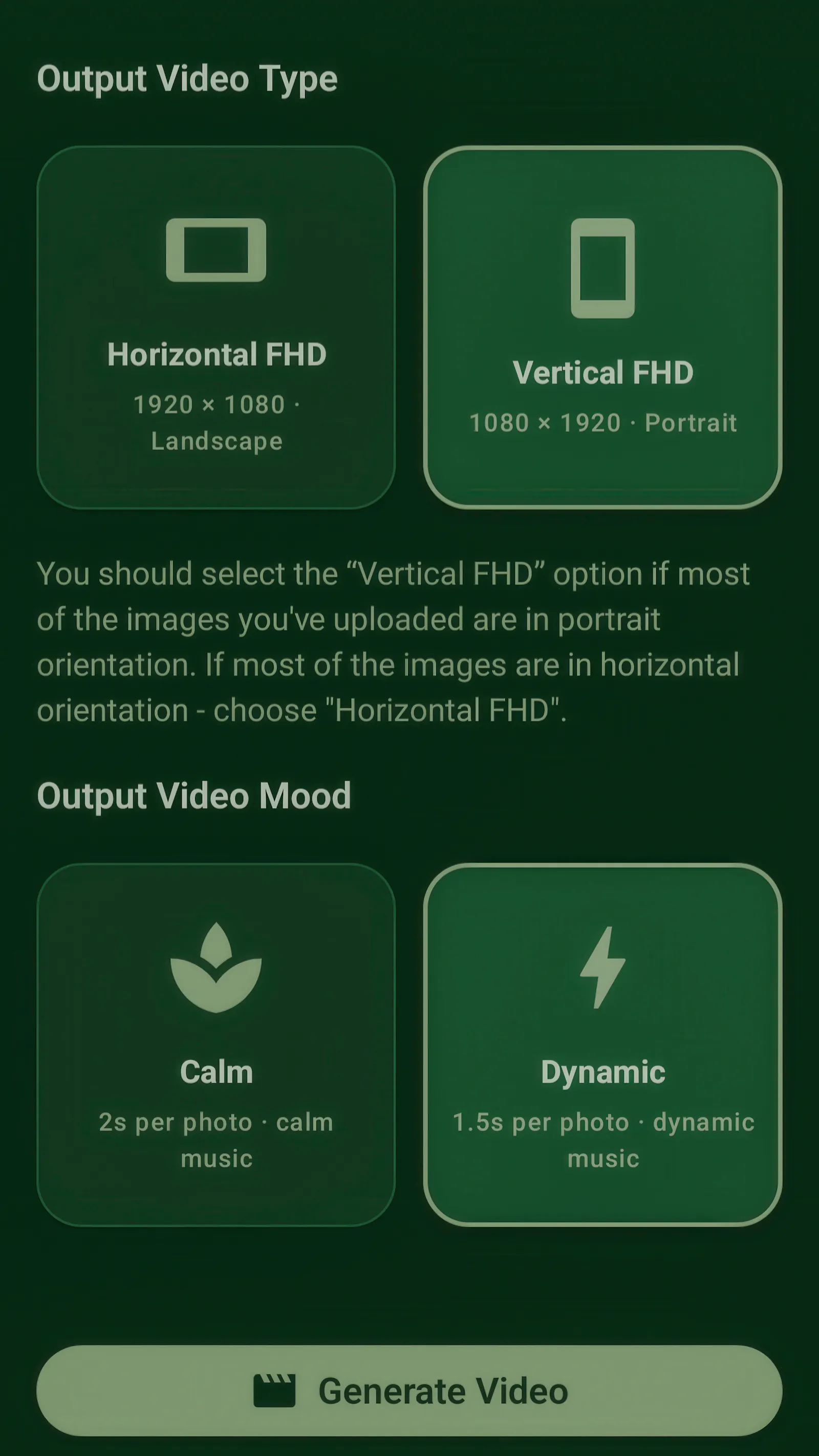 Travel Video Gen (Mobile app) screenshot 2