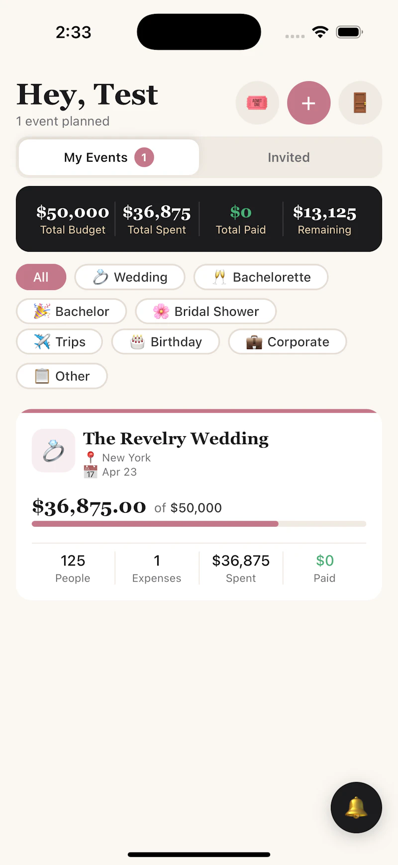 Revel Tally screenshot 2