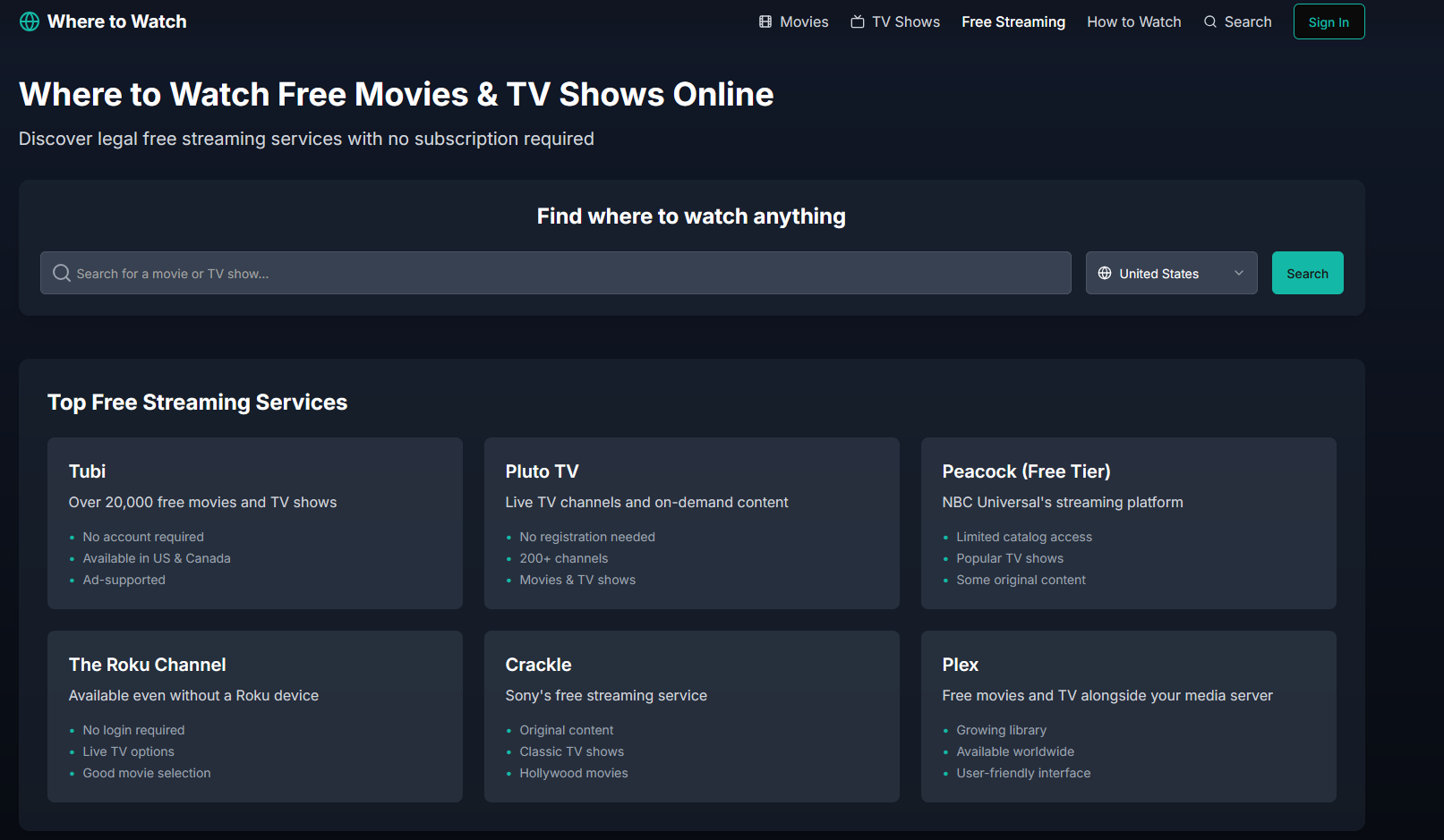 Where to Watch gallery image