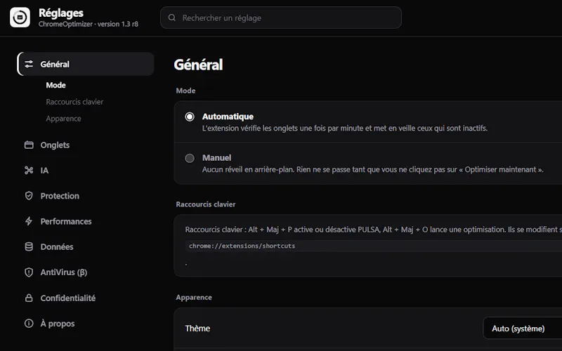 ChromeOptimizer screenshot 2