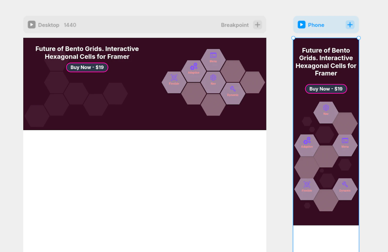 Hex Bento Grid screenshot 4