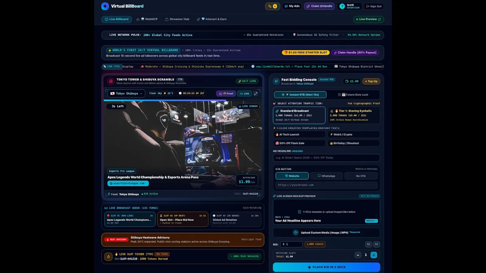 LiveBillboards screenshot 1 (video preview)