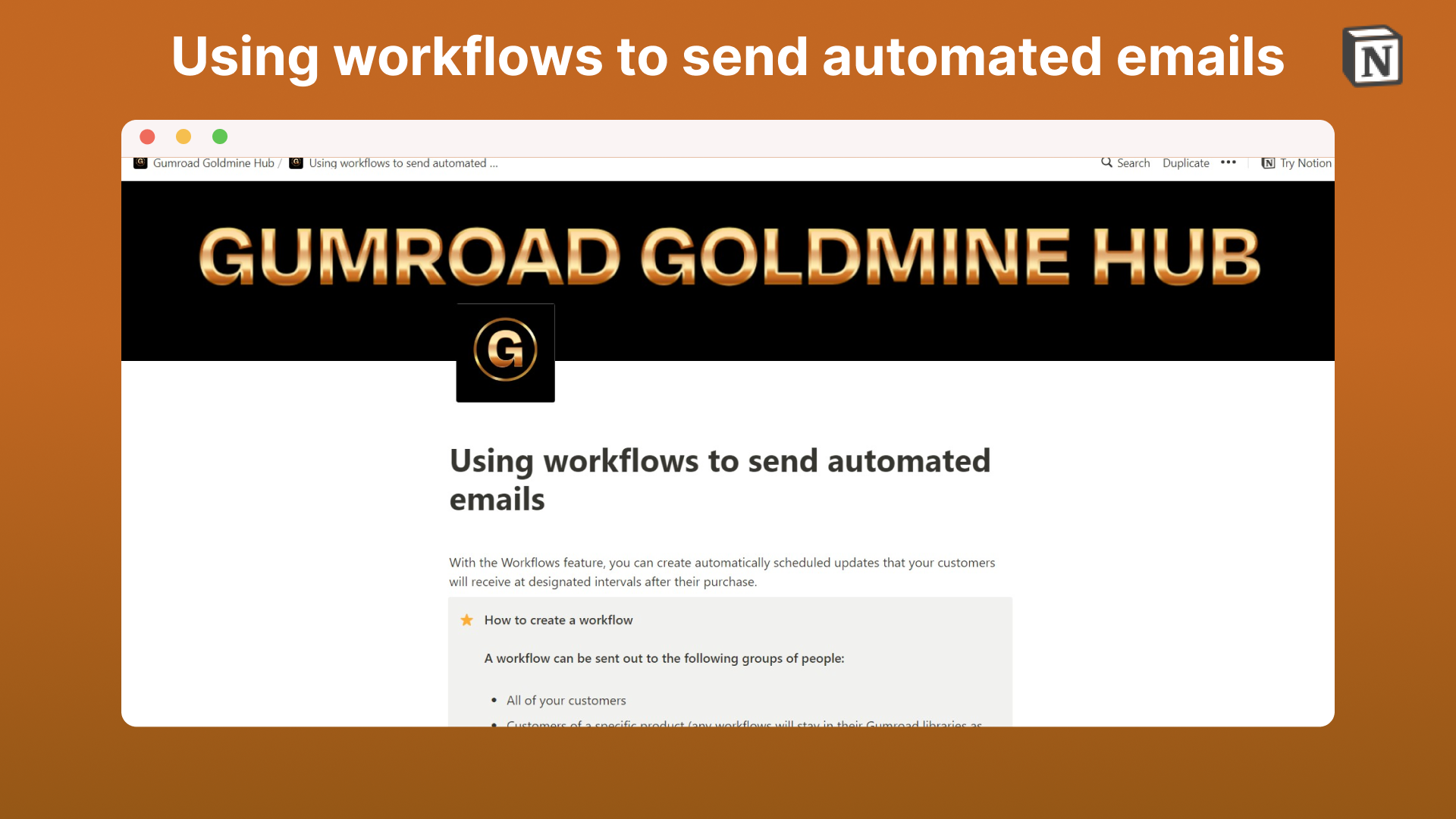 Gumroad Goldmine Hub media 8