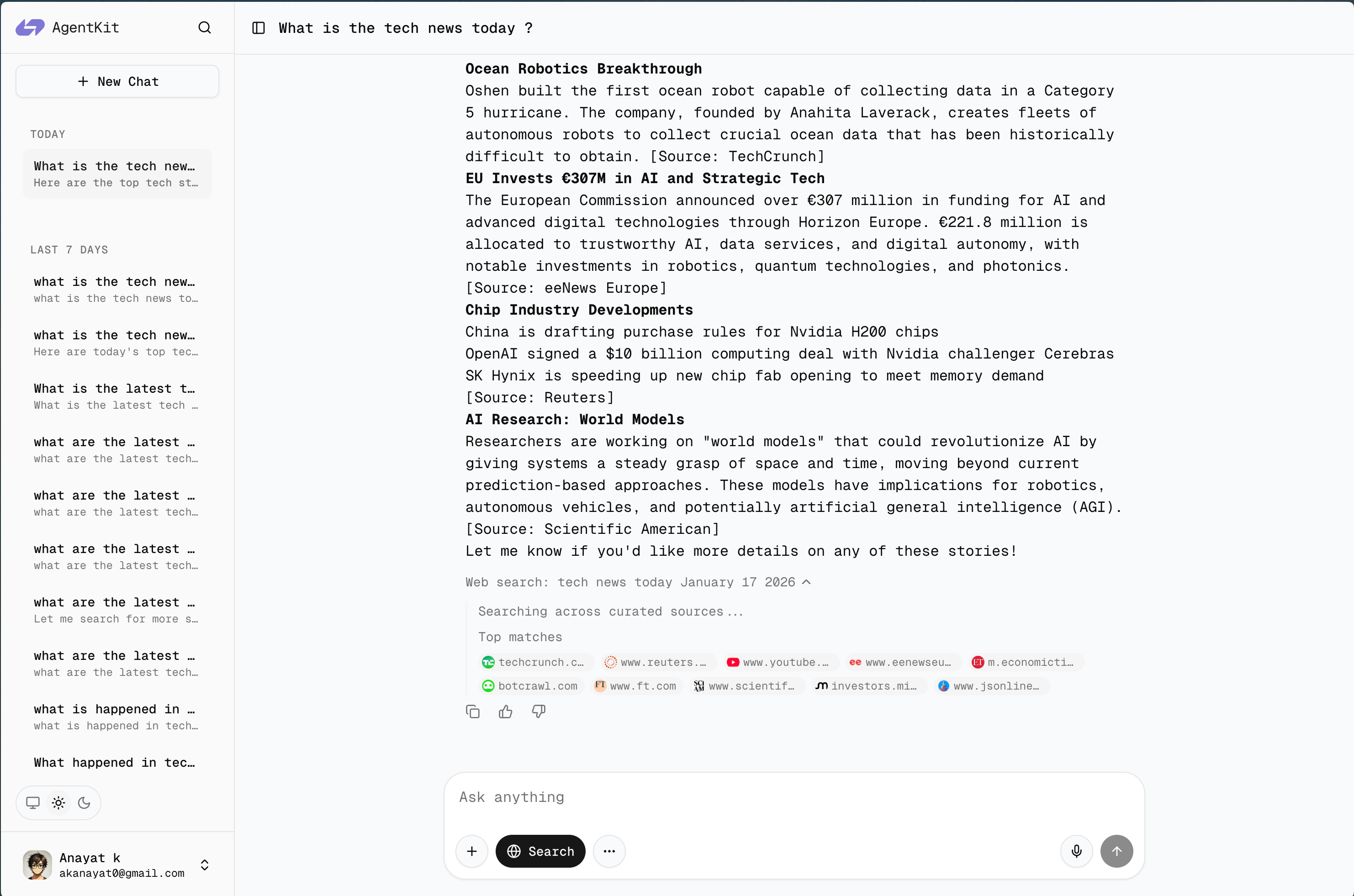 AgentKit gallery image