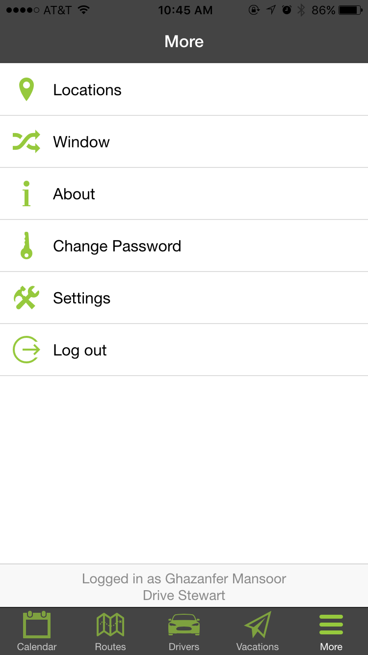 Fleet Drivers Scheduling App
