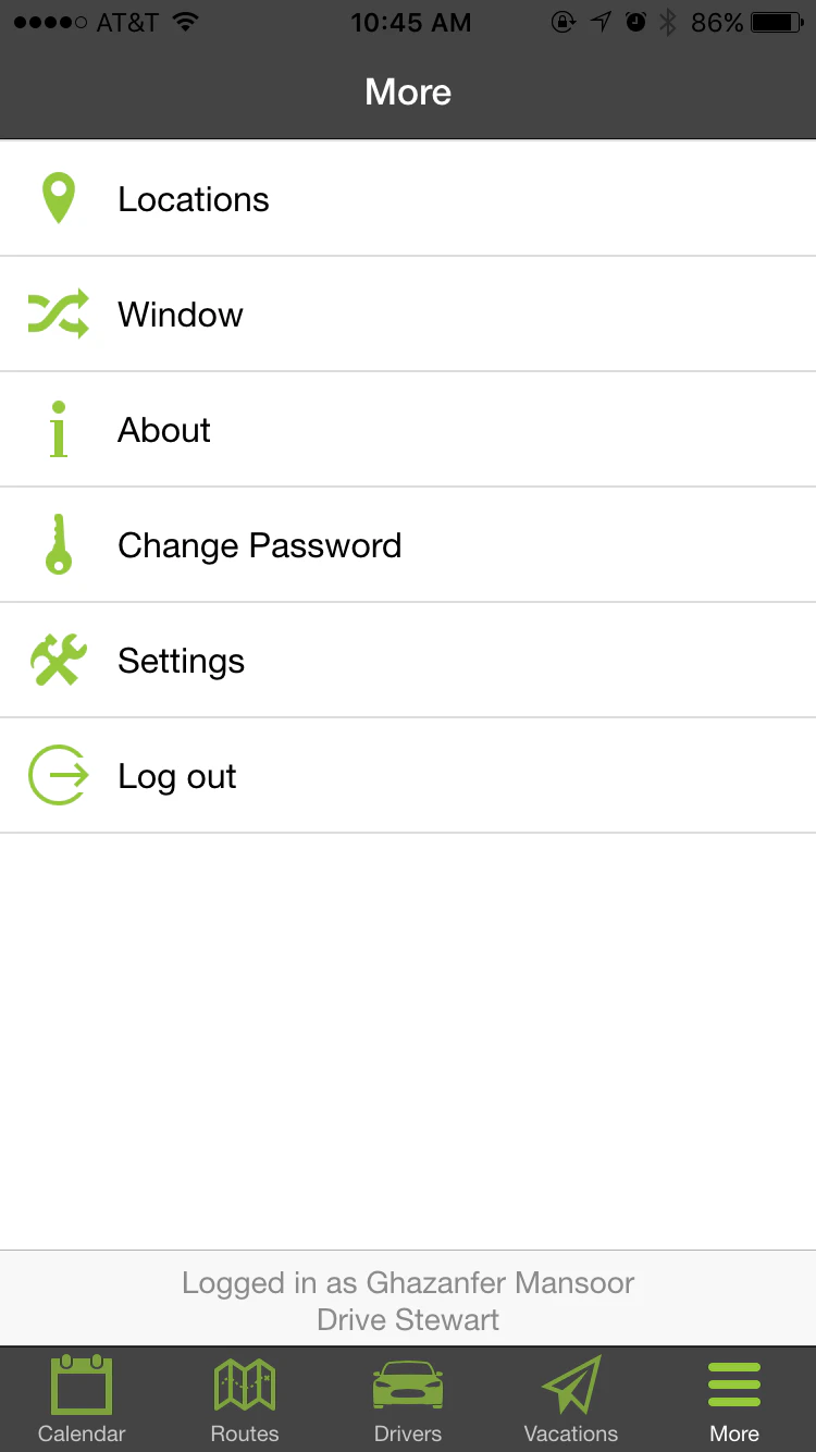 Fleet Drivers Scheduling App