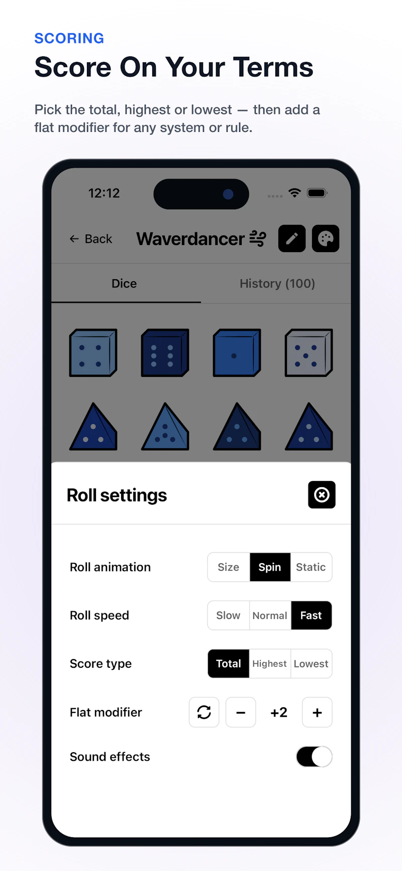 Dice! (Games & RPGs) screenshot 6