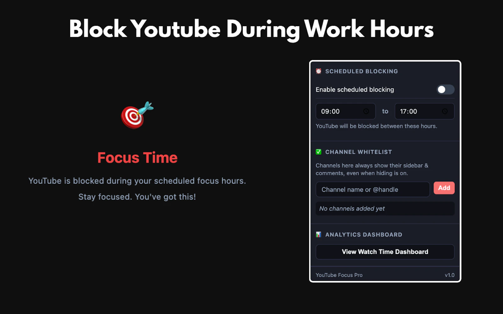 YouTube Focus Pro screenshot 3