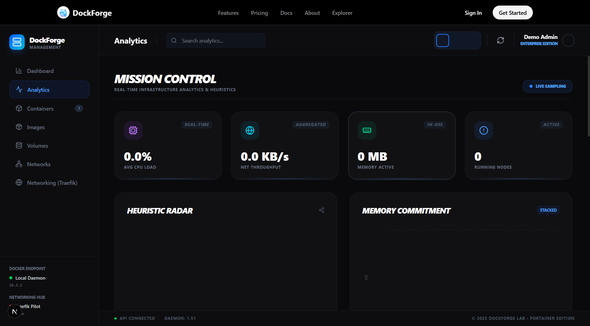 Dock Forge Docker Hosting Control Panel gallery image