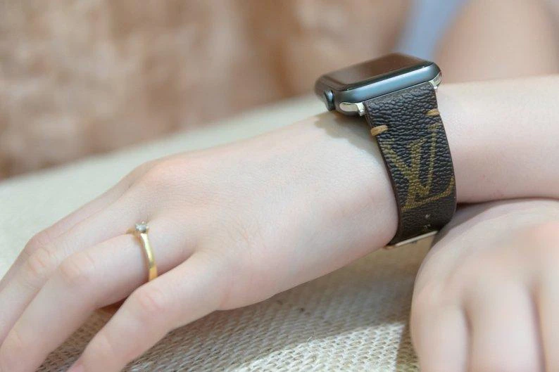 Classic LV Monogram Band For Apple Watch