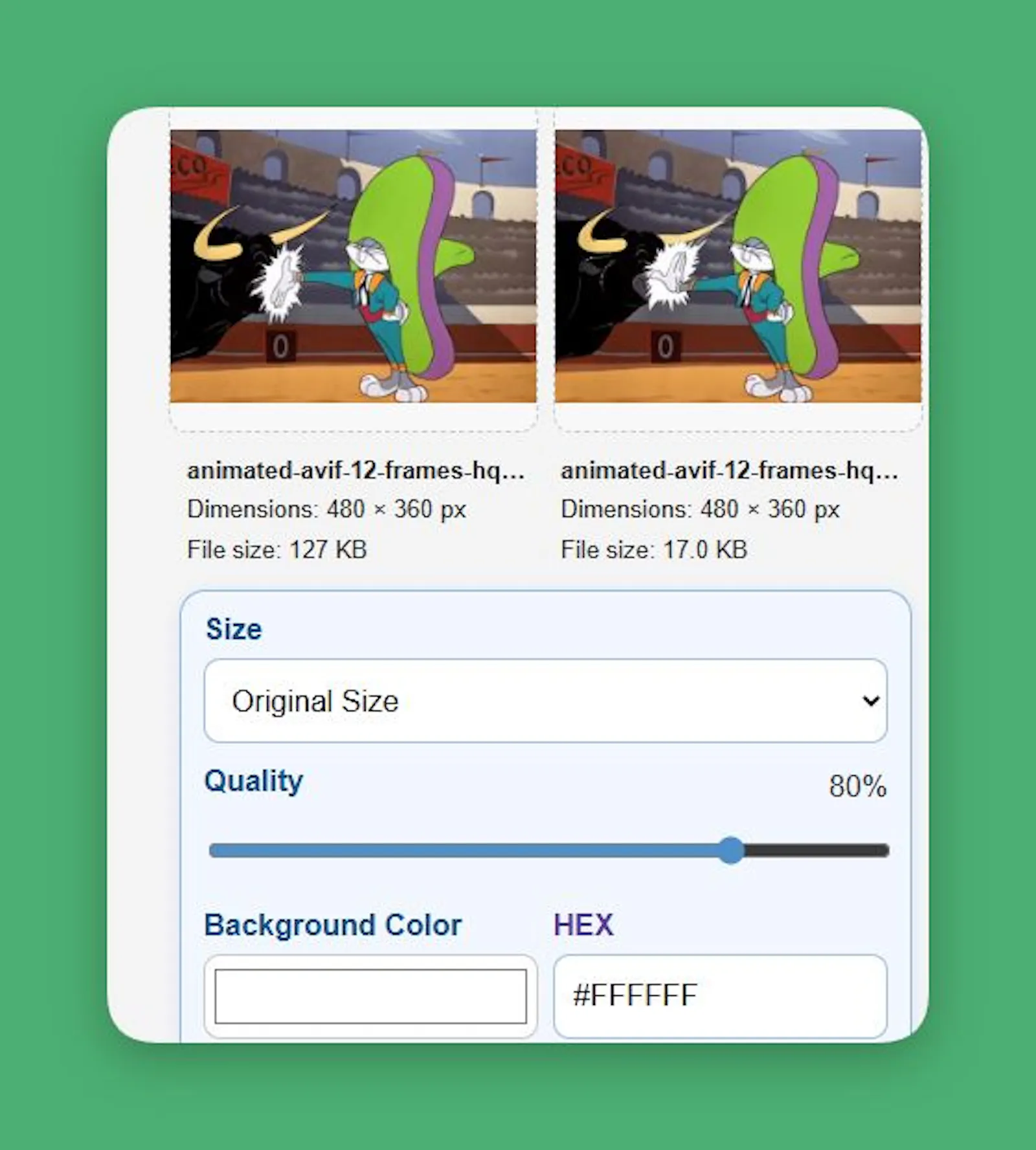 AVIF Converter screenshot 2