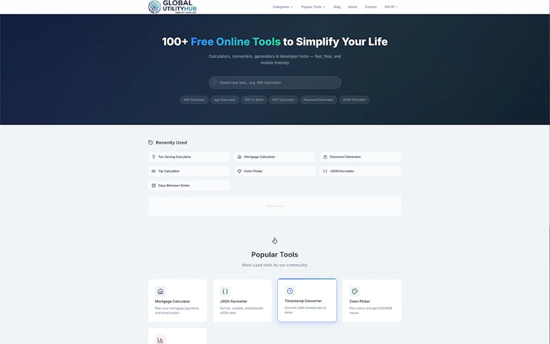 GlobalUtilityHub screenshot 1