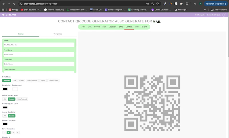 Qr Code Area screenshot 3