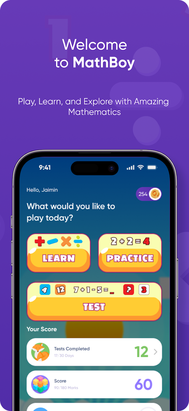 Menino de matemática media 1