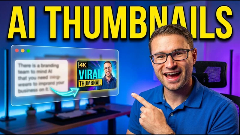 ThumbnailCreator - AI YouTube Thumbnails screenshot 1 (video preview)