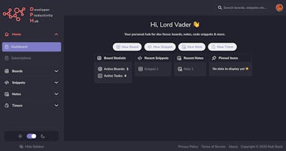 Developer Productivity Hub gallery image