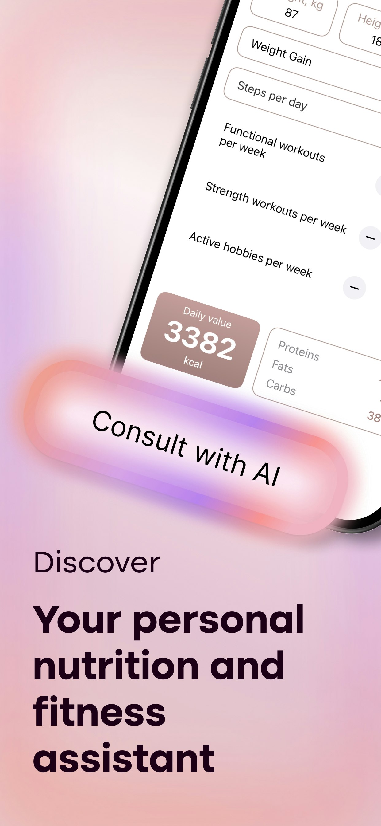 AI Macros & Calorie Counter - Screenshot 2 showing product features and functionality