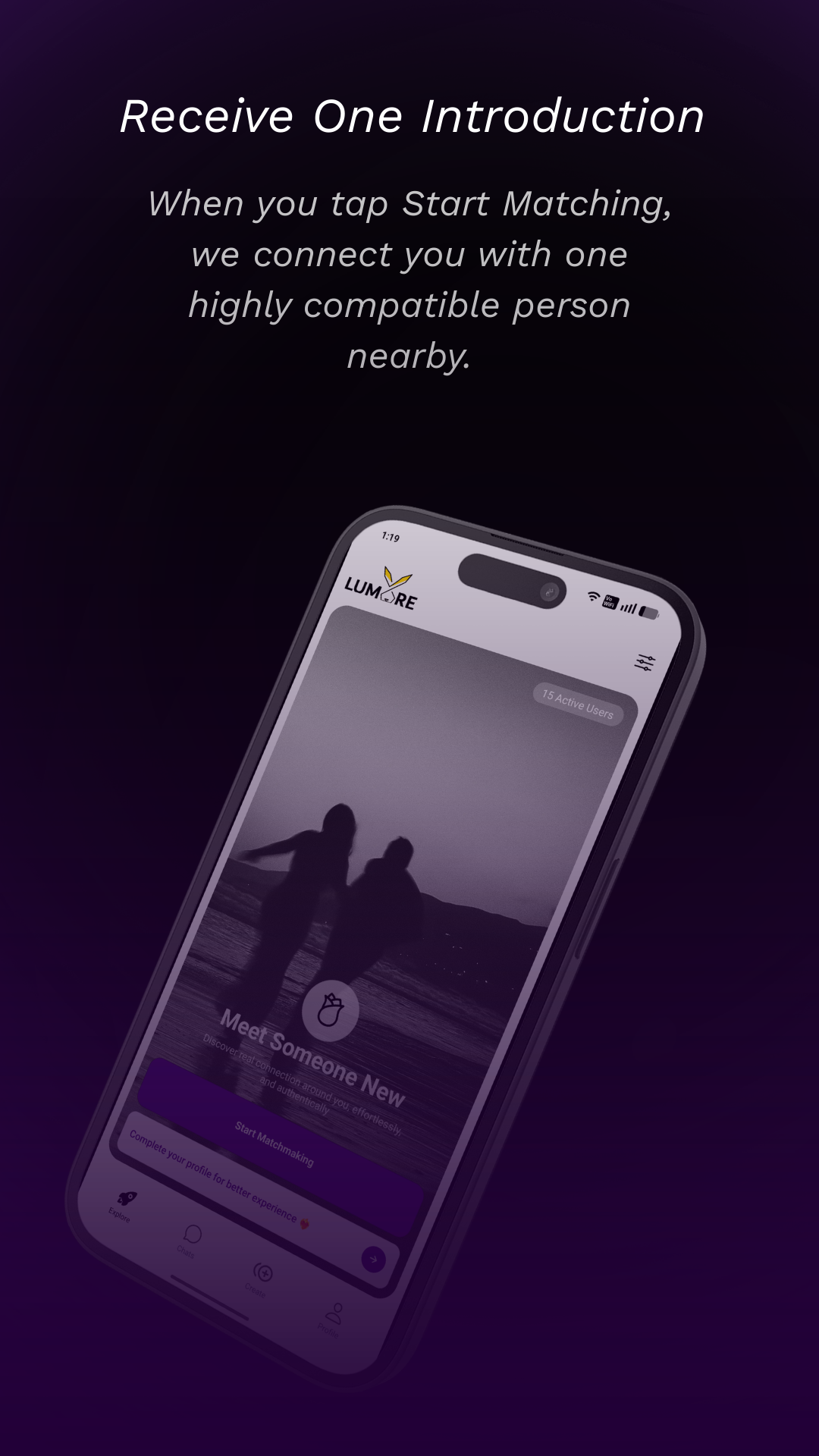 Lumore: Swipeless dating app gallery image