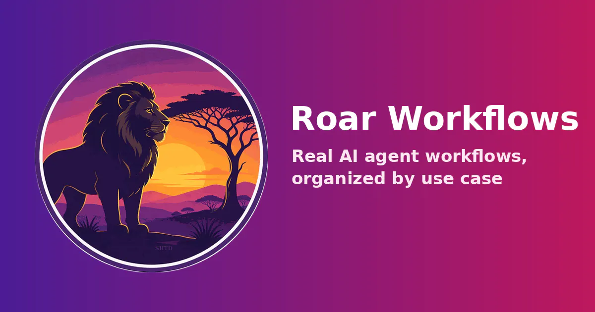 Roar Workflows gallery image
